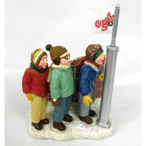 Carlton Cards Heirloom Ornament Christmas Story Stuck Flagpole Triple Dog Dare - Picture 2 of 5